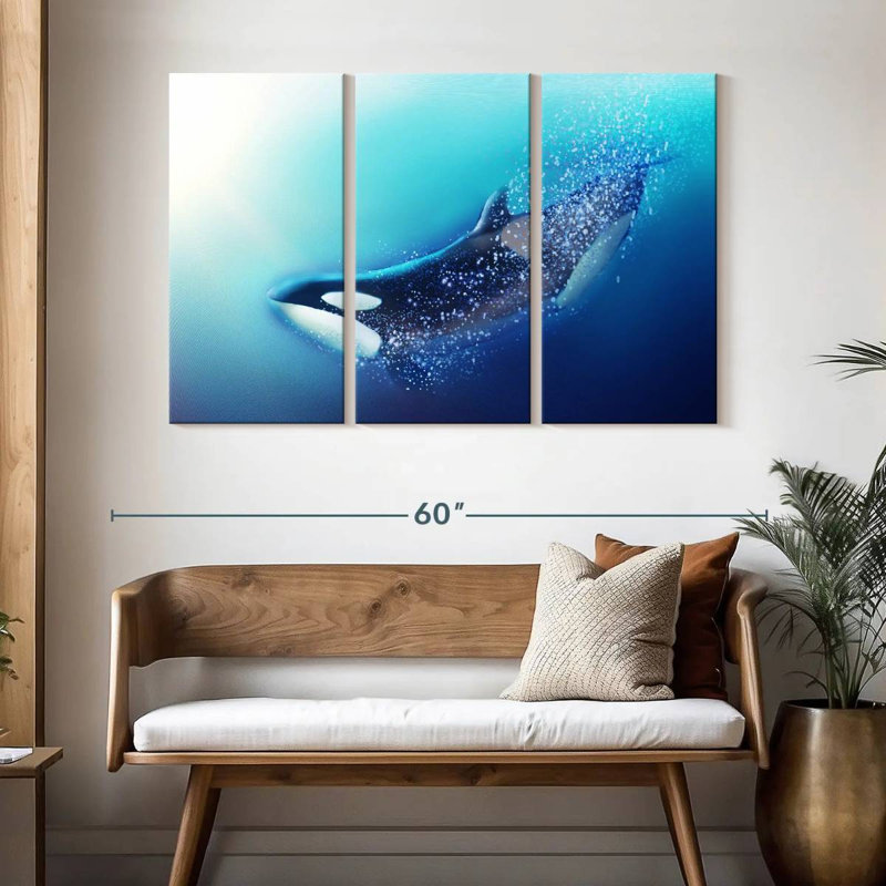 Brampt Underwater Orca, 32" H x 50" W