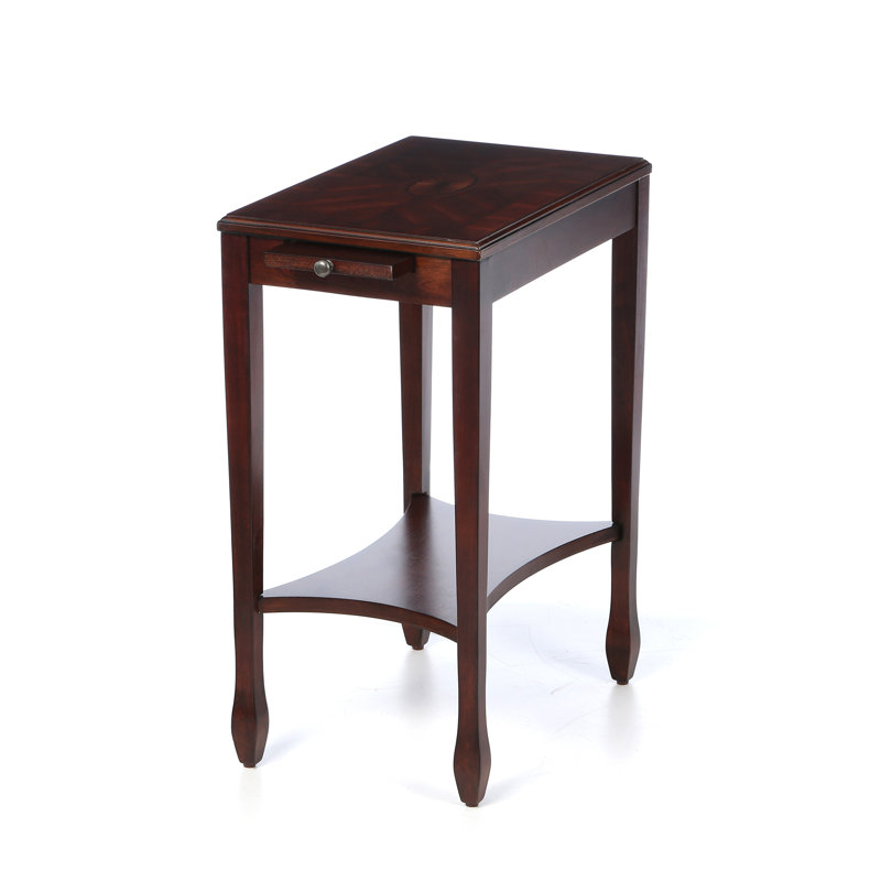 Sbordone End Table with Storage, Plantation Cherry