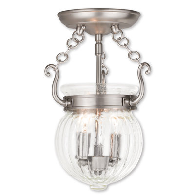 Plafonnier semi-encastré 2 lumières 8,5 po Crestfield