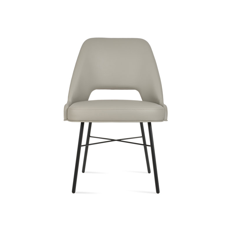 Chaise Marash Cross, Gris clair