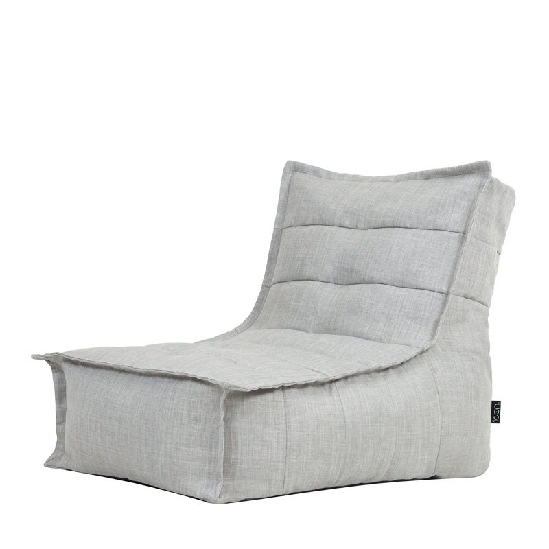 Bean Bag Bazaar Dolce Outdoor Lounger, Grey