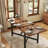 Aveline Extendable Dining Table 47" To 63" - Expandable Table With X-Brace Metal Legs, Smooth Glide Mechanism, Seats 6-8, Space Saving For Small Areas-283322101