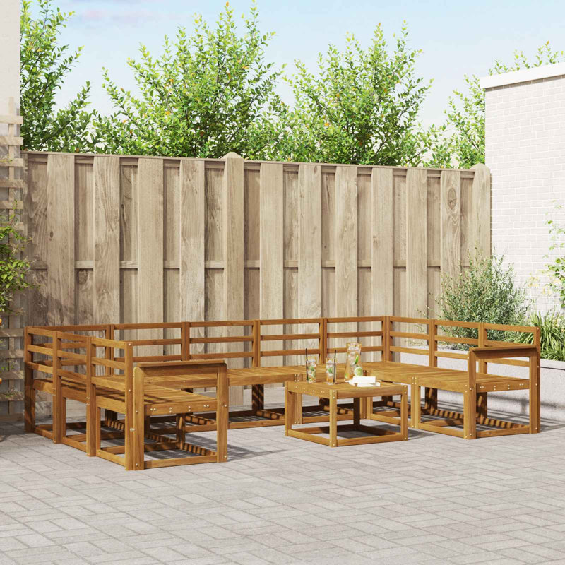 304cm Wide Patio Sectional Set