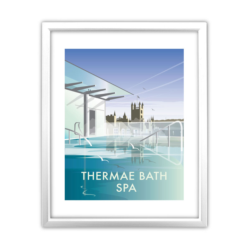 Dave Thompson - Single Picture Frame Print, White