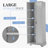Versatile Storage Cabinet With Two Doors And Adjustable Shelves For Bathroom, Office And Multiple Rooms, Ideal For Organizing Daily Items.-1763345841