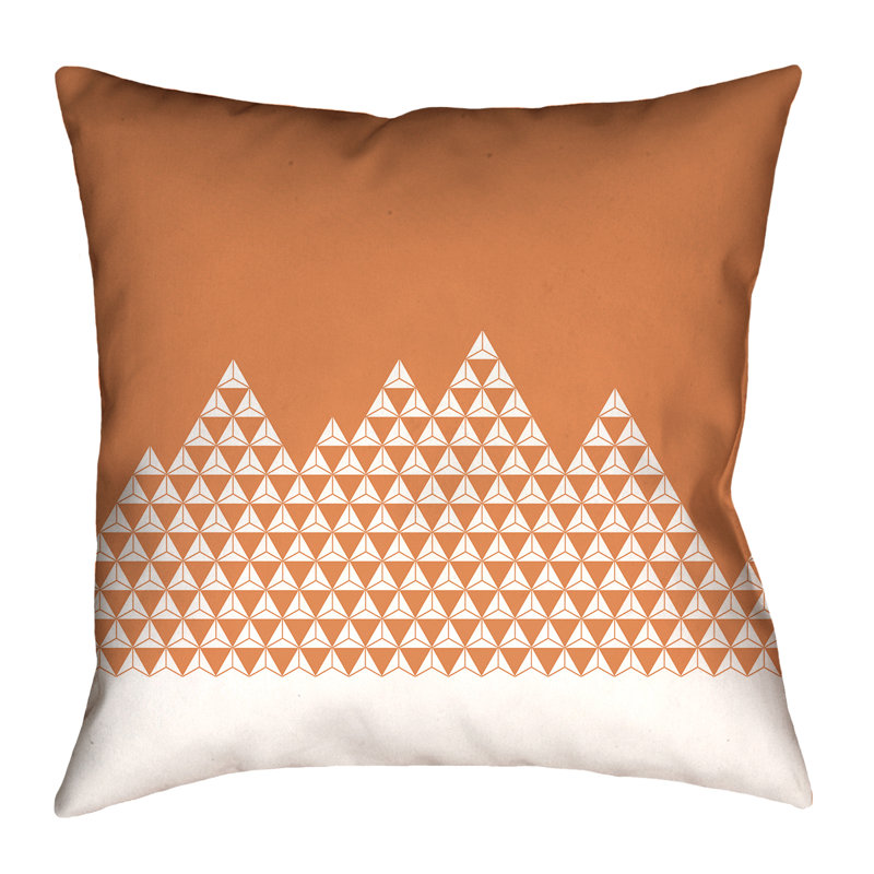 Coussin Katelyn Elizabeth, 16 po x 1 po, Orange