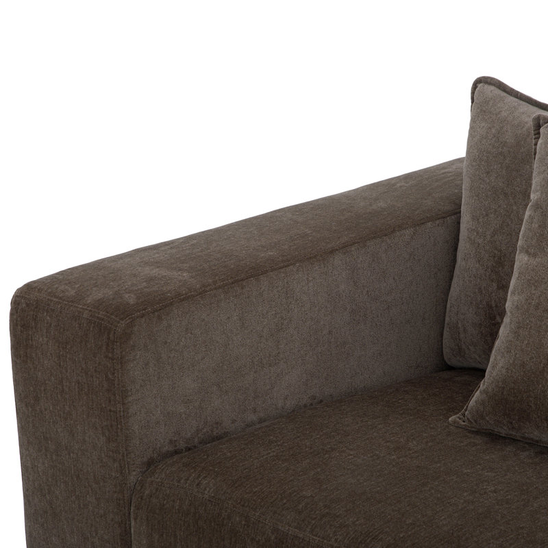 Kiran Sleeper Sofa, Charcoal Velvet