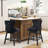 Upholstered 26" Swivel Counter Stools With Solid Wood Legs-711845584-711845586