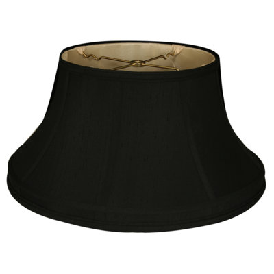 Abat-jour cloche en soie/chantoung (araignée)