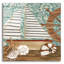  «Nautical Collection 2» par Chariklia Zarris, art mural en verre acrylique, 12 po x 12 po