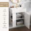 Ensemble de meuble-lavabo simple 12,2 po avec plateau en céramique Ojus