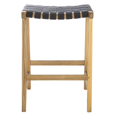 Alston Counter Stool with Solid Wood Frame