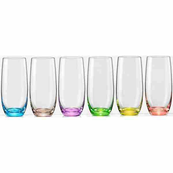 Soho 12 oz. Crystal Drinking Glass (Set of 6) Orren Ellis