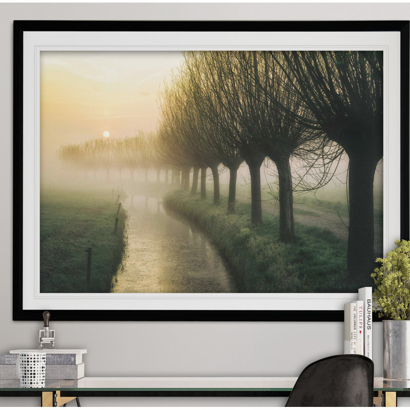 «Willow» - reproduction de cadre photo, Noir, H 30 po x l 40 po x P 1,5 po