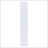 8-shelf White Geometric Bookcase