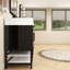 Finition du meuble-lavabo sur pied simple 84 po Jessica / Base: Chêne teck-72495652