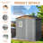 Outdoor Storage Shed Metal Shed-123247012