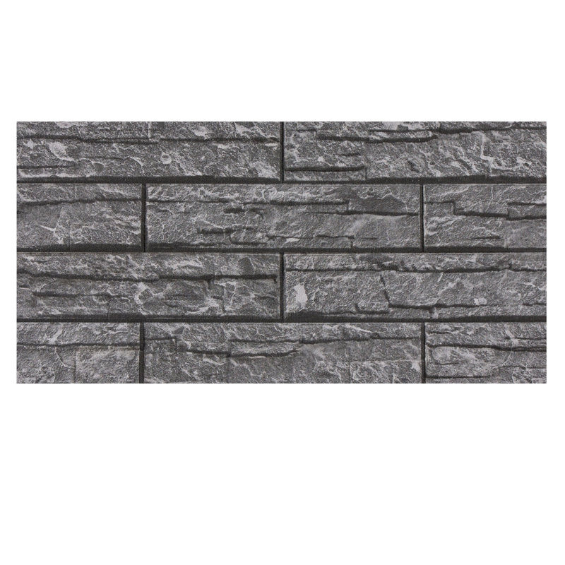 Marble Grey Block Stone Effect Wall Panel - Single Panel