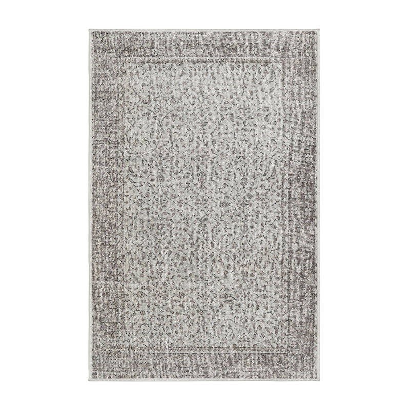 Tapis oriental tissé à la machine Clotell, Rectangle 2 pi x 4 pi