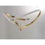 Luminaire suspendu champagne 1 lumière