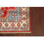 Tapis oriental géométrique Kazak noué à la main 3 x 5