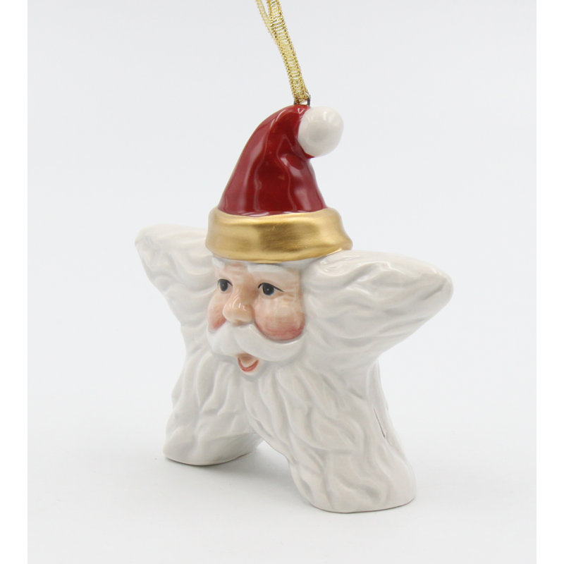 Figurine décorative à pendre père Noël étoile