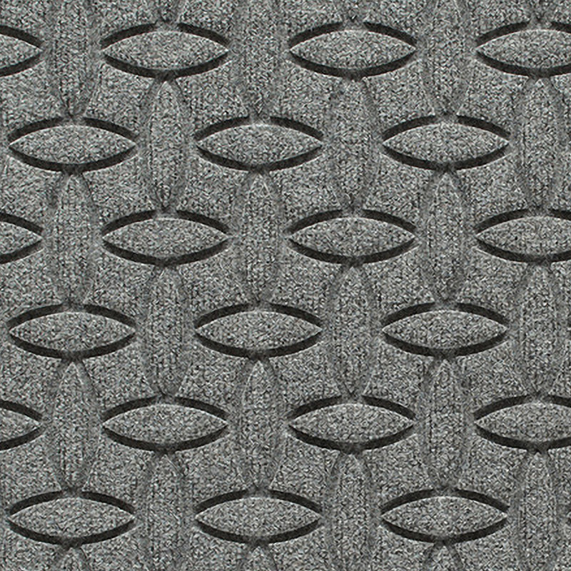 Paillasson intérieur / extérieur WaterHog® Elipse 35 po x 84 po, Gris moyen, L 3 pi x L 7 pi