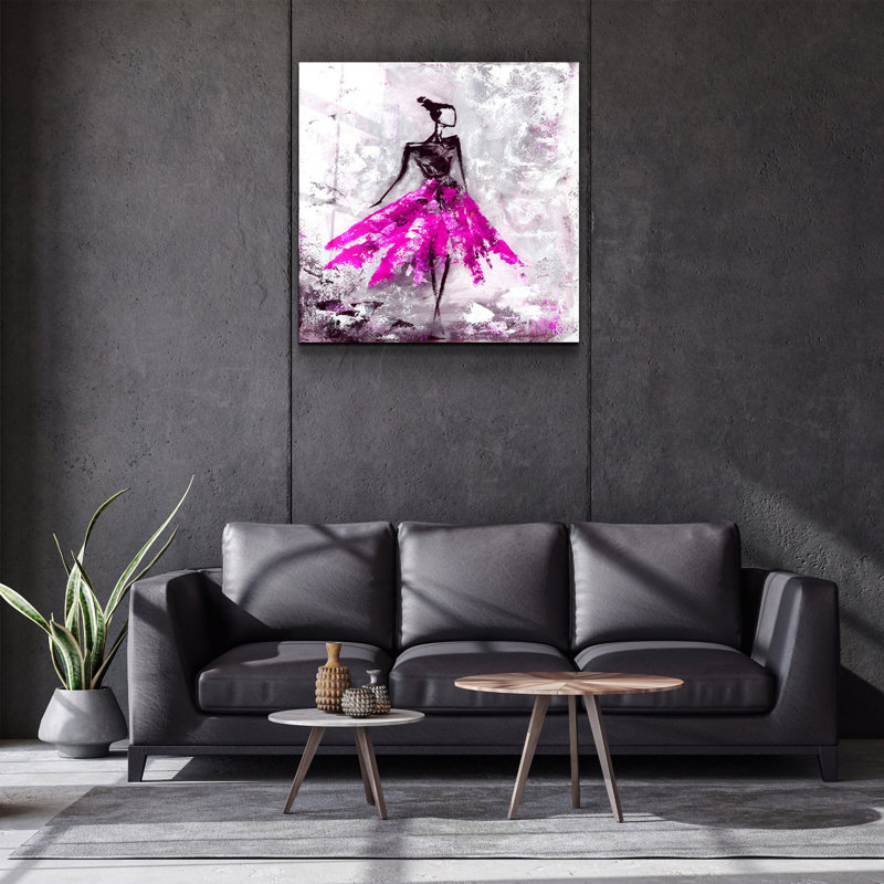Superbe peinture décorative en verre trempé 23,6 po x 23,6 po | 100% verre trempé, épaisseur: 0,16 pouce | Impression UV pour des couleurs éclatantes | Art mural parfait pour la décoration de la maison ou du bureau, design moderne et élégant