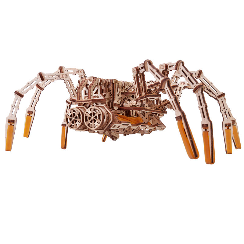 Puzzle en bois 3D-araignée Space