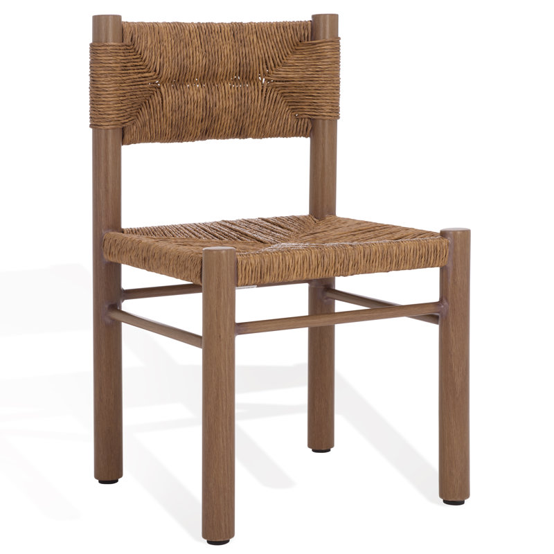Romona Rattan Weaving Outdoor Dining Chair, Brown
