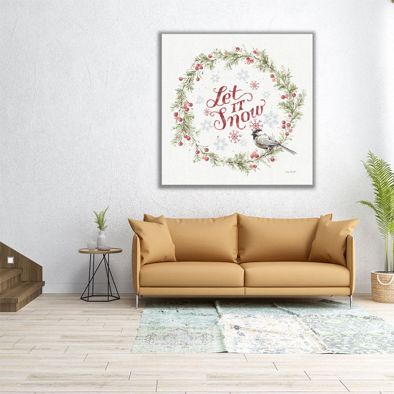 A Christmas Weekend VII - reproduction d'art sur toile, H 12 po x l 12 po