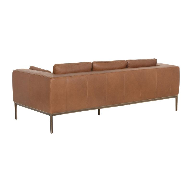 Burr Leather Sofa