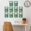 Ensemble de 10 cadres muraux en bois brun de 10 po 3 po x 4 po-90547486-90547538