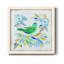 Oiseau Chanteur I - peinture sur toile encadrée-1058634648-1058634649