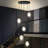 Hurleigh 5 - Light Dimmable Cluster Pendant Light with Crystal Globe Balls