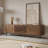 Mid-Century Modern TV Stand, Sliding Door, Fully Assembly-114660536-114660537