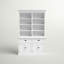 Bridie Storage Bookcase 86.61" H x 57.09" W-93925594