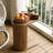 Narrow Fluted C-shaped End Table-150952034