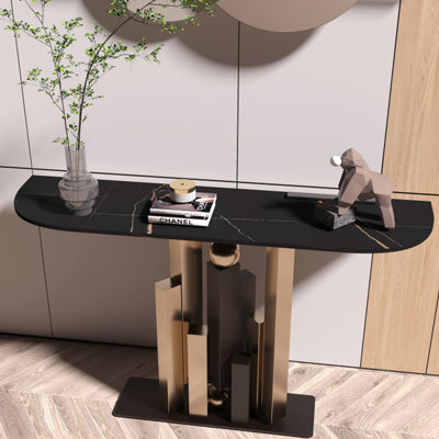 Simple modern console table