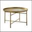 Leandre Steel Top Coffee Table