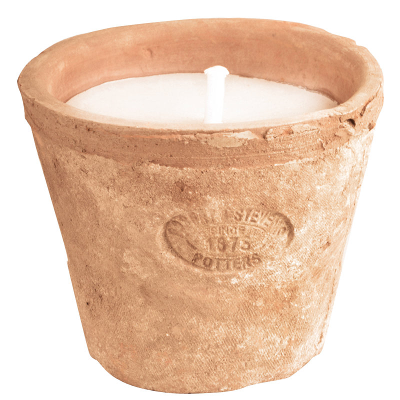 Citronella Candle in Terracotta Pot