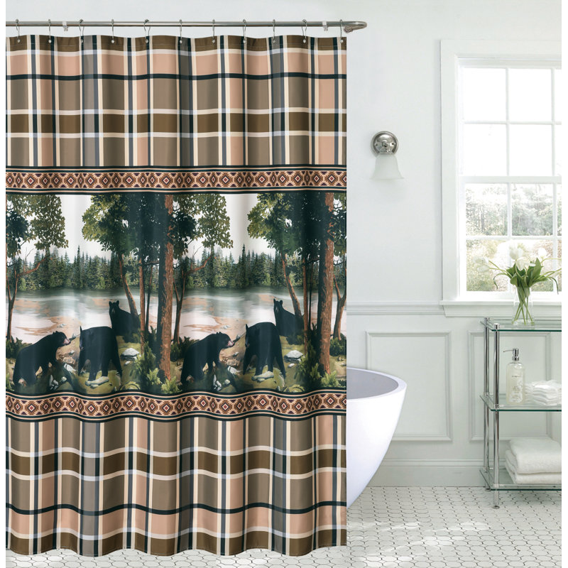 Rideau de douche décoratif 72 "Bear River