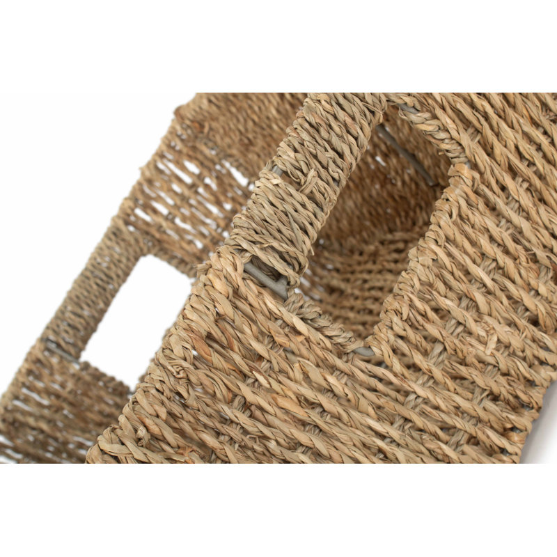 Large Tapered Seagrass Wicker Basket
