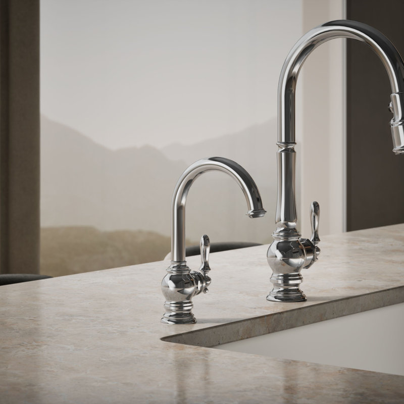 Artifacts Beverage Faucet, Polished Chrome