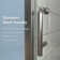 24-25 3/8 in.W x 72 in.H Pivot Frameless Glass Shower Door