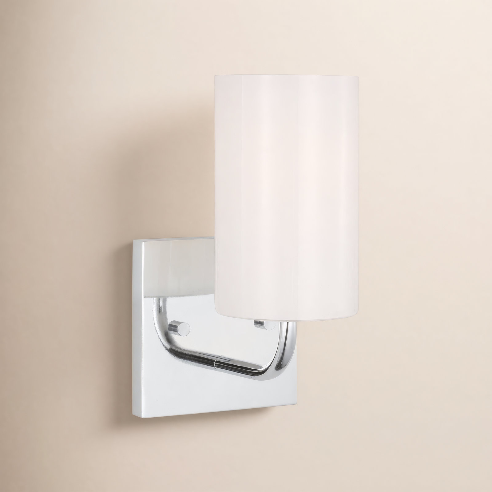 Single Dimmable Vanity Light, Yes, Chrome