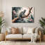 Art mural en métal blanc-2138887305