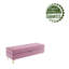Banc de rangement en velours Mercer41-1948352730