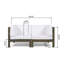 Ensemble causeuse 2 pièces, blanc