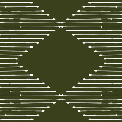 Été soleil Home Art Geo vert olive